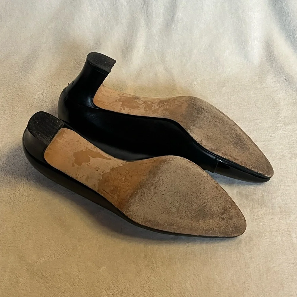 Amalfi Classic Black Heels - Picture 3 of 5
